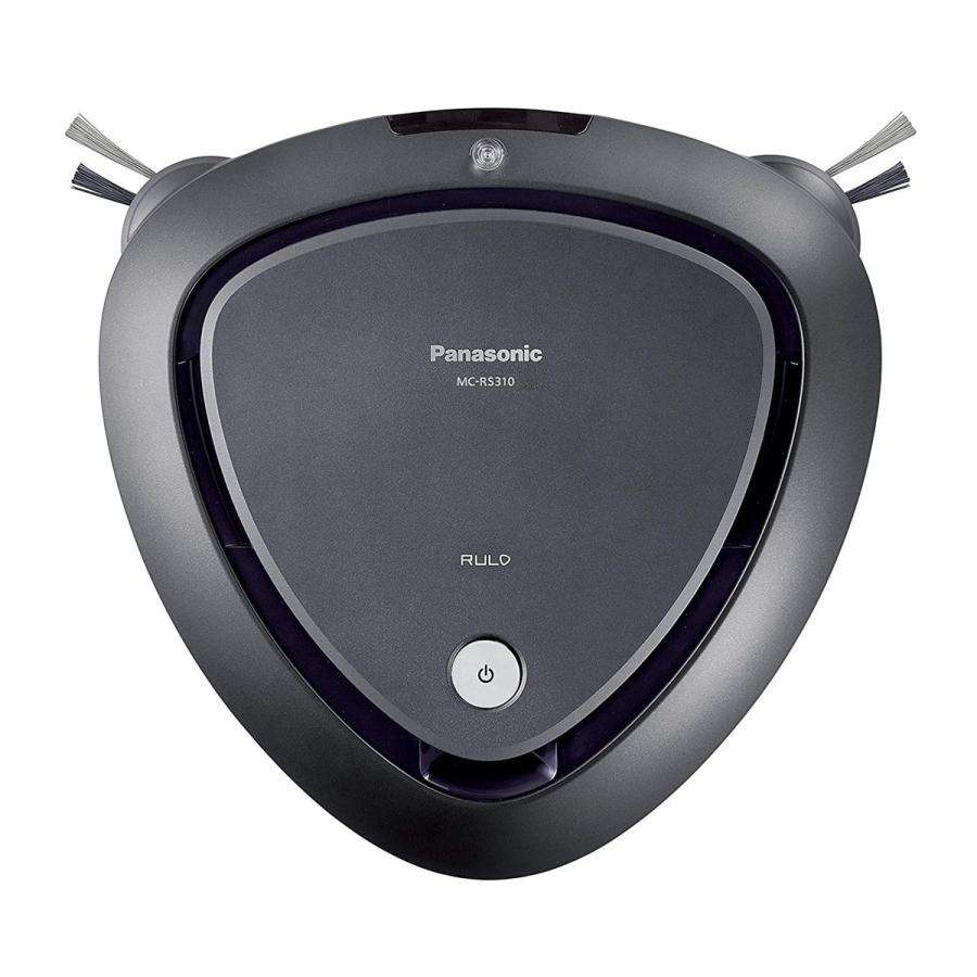 パナソニック ロボット掃除機 RULO ルーロ  MC-RS310-H ブラック パナソニック Panasonic ロボット掃除機 RULO ルーロ メタリック