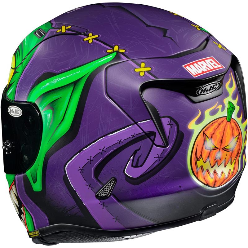 HJC HELMETS エイチジェイシー MARVEL RPHA11 グリーンゴブリン ヘルメット バイク用 HJH224GR81S｜gbft｜05