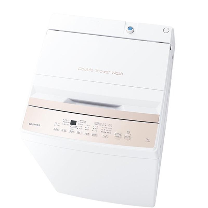 TOSHIBA（東芝） 全自動洗濯機 ピュアホワイト AW-7GM4(W) 7kg : GBFT 