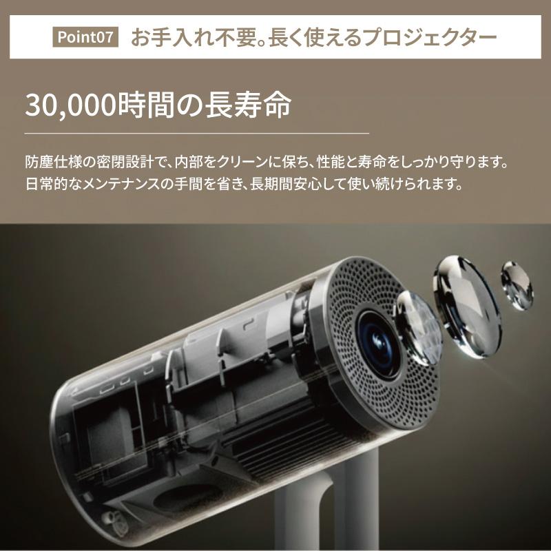 ETOE Starfish Plus プロジェクター 140度回転 天井投影対応 GoogleTV