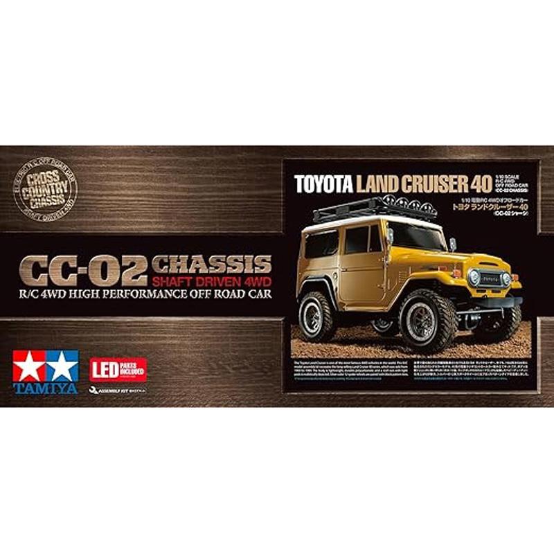 タミヤ（TAMIYA） 1/10 電動RCカー トヨタ ランドクルーザー40 CC-02