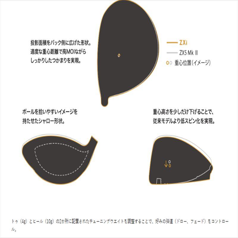 DUNLOP（ダンロップ） SRIXON スリクソン ZXi ドライバー 9.0° Diamana