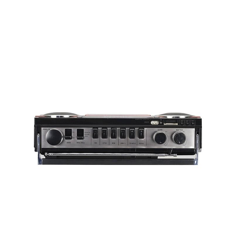 SANSUI サンスイ Bluetooth ステレオ ラジオカセット レッド SCR-B2(RD)|GBFT Online |02