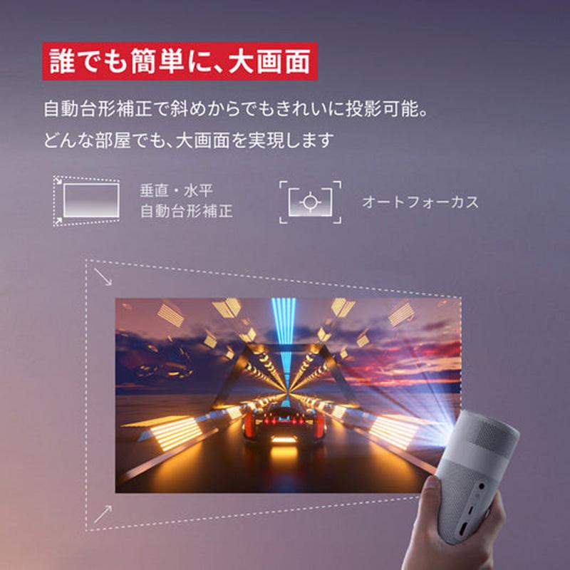 NEBULA ポータブルプロジェクター ホワイト レンタル] Anker Nebula Astro モバイルプロジェクター - Rentio