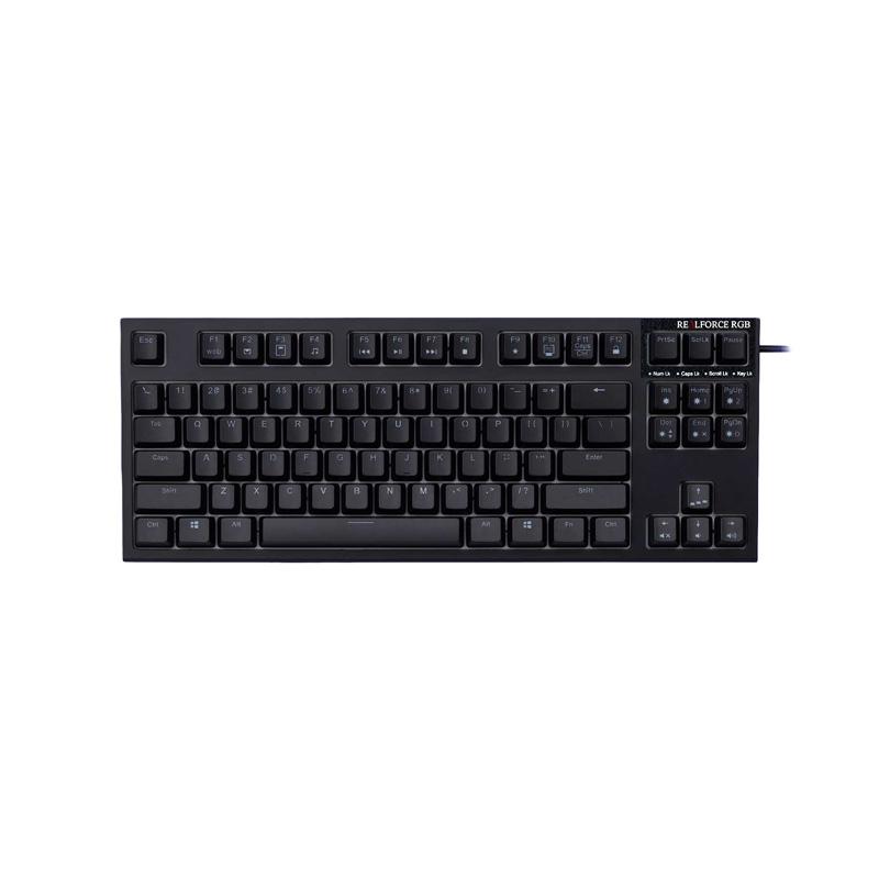 REALFORCE リアルフォース R2TLA-US4G-BK テンキーレス RGB 日本製