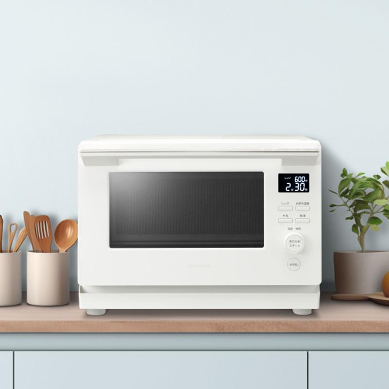 TOSHIBA（東芝） 単機能レンジ ミルキーホワイト ER-S10A-W 23L : GBFT