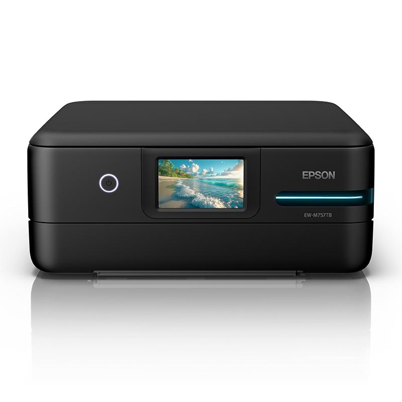 EPSON EW-M757TN インクジェットプリンター 本体 エプソン（EPSON） インクジェットプリンター ブラック EW-M757TB 家庭