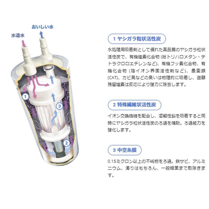 メイスイ meisui Mシリーズ 家庭用浄水器 M-85 : GBFT Premium