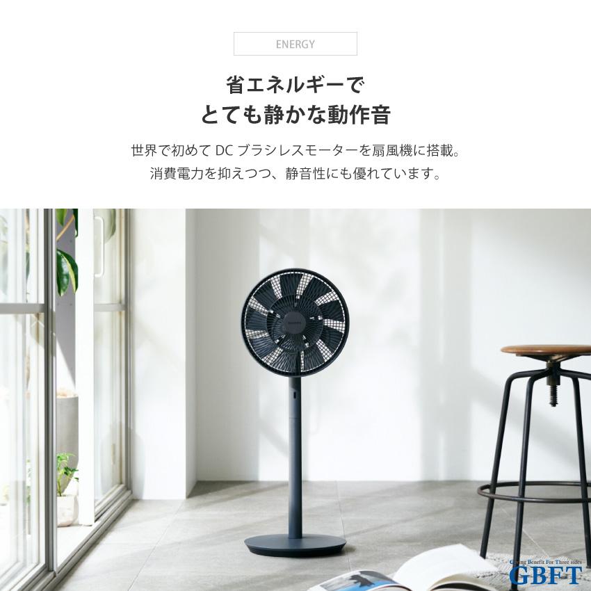 The GreenFan 扇風機 ホワイト×ブラック EGF-1800-WK 正規品