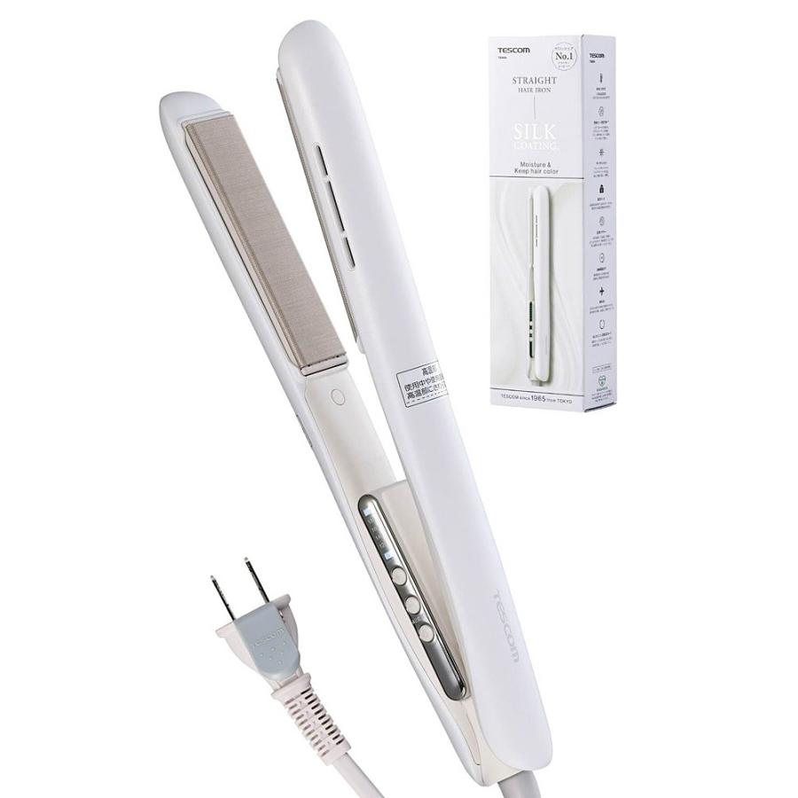 テスコム（TESCOM） TS860A-W ストレート ヘアアイロン 25mm 5段階調節