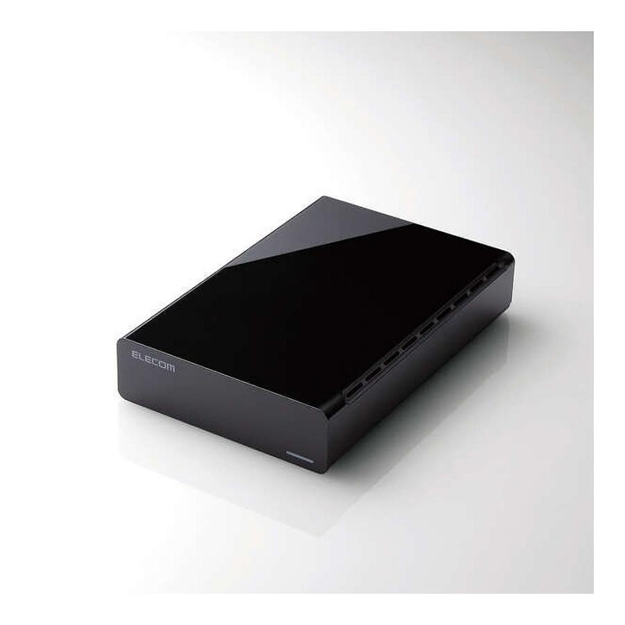 エレーザ エレコム ELD-HTV040UBK 外付けハードディスク 4TB ラバー