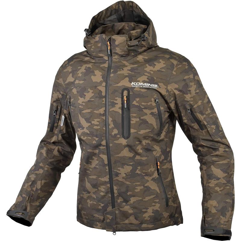 コミネ KOMINE JK-555 WP プロテクト3Lパーカ Beige Black/Neon Black
