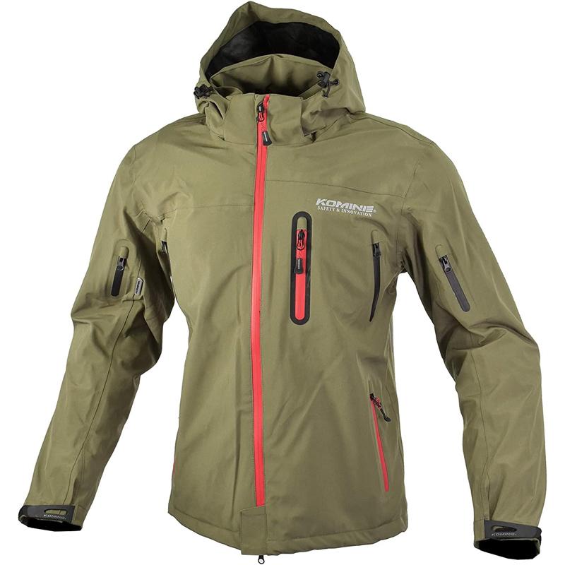 コミネ KOMINE JK-555 WP プロテクト3Lパーカ Beige Black/Neon Black
