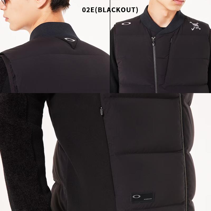 OAKLEY（オークリー） ベスト SKULL DIAGONAL DOWN VEST FOA406968 S