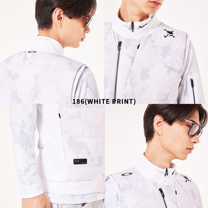 OAKLEY（オークリー） ベスト SKULL DIAGONAL DOWN VEST FOA406968 S