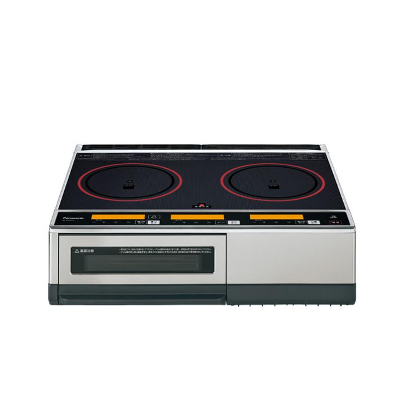 パナソニック Panasonic IHクッキングヒーター ブラック/シルバー 2口IH 鉄･ステンレス対応 KZ-KL22E3 Panasonic（パナソニック） Panasonic IHクッキングヒーター ブラック