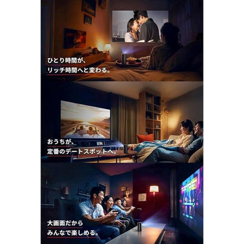 ANKER アンカー モバイルプロジェクター Nebula Capsule 3 ブラック D2425N11の画像