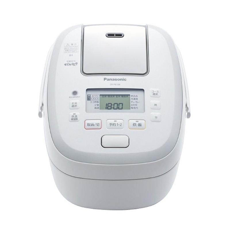 パナソニック 炊飯器 5.5合 圧力IH式 おどり炊き SR-PB108-W 炊飯器