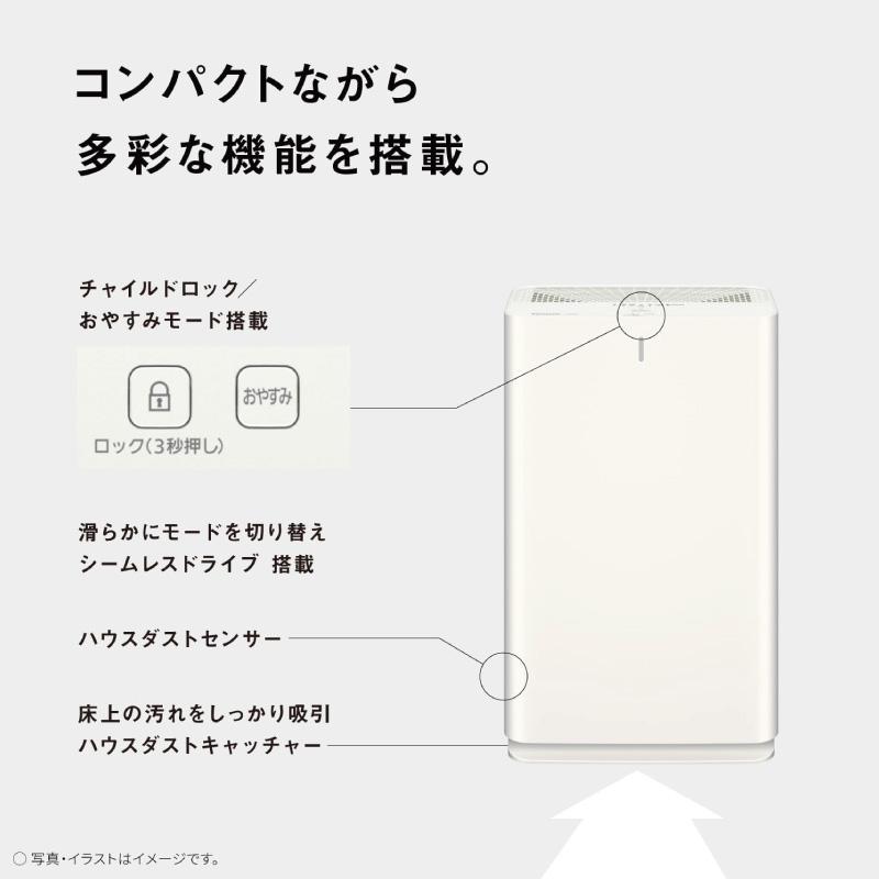 Panasonic（パナソニック） 空気清浄機 F-PX60C-W ナノイーX搭載 HEPA