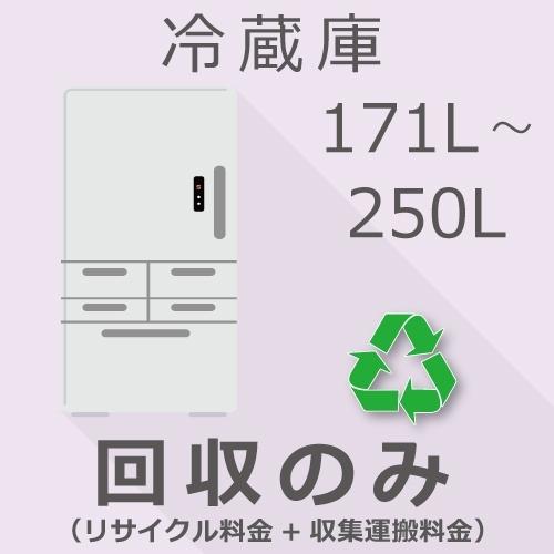 冷蔵庫 171以上250L以下 回収のみチケット | 