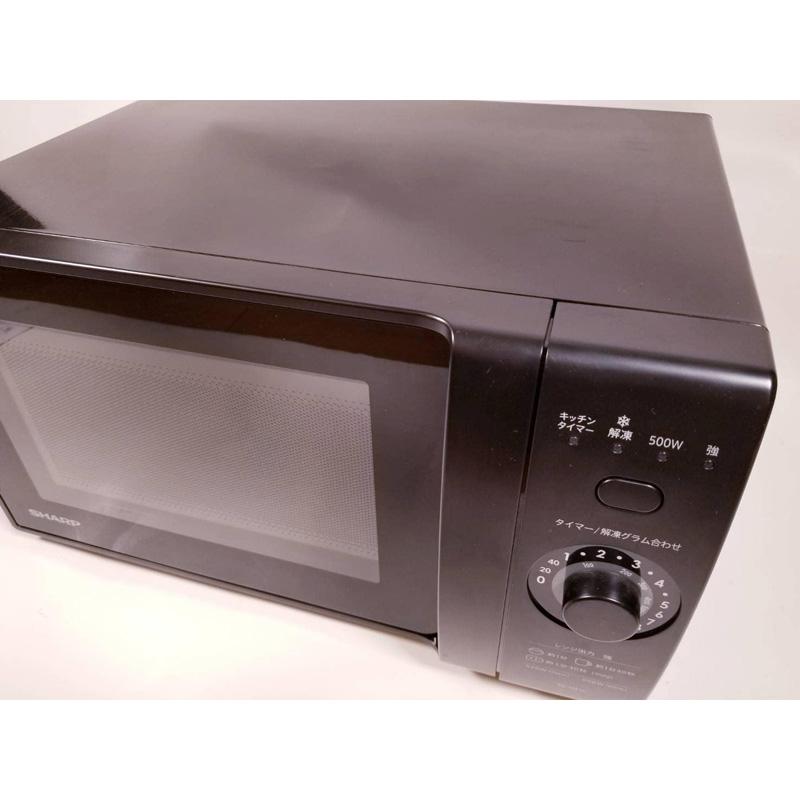 SHARP（シャープ） 電子レンジ ブラック系 18L ターンテーブル ヘルツ