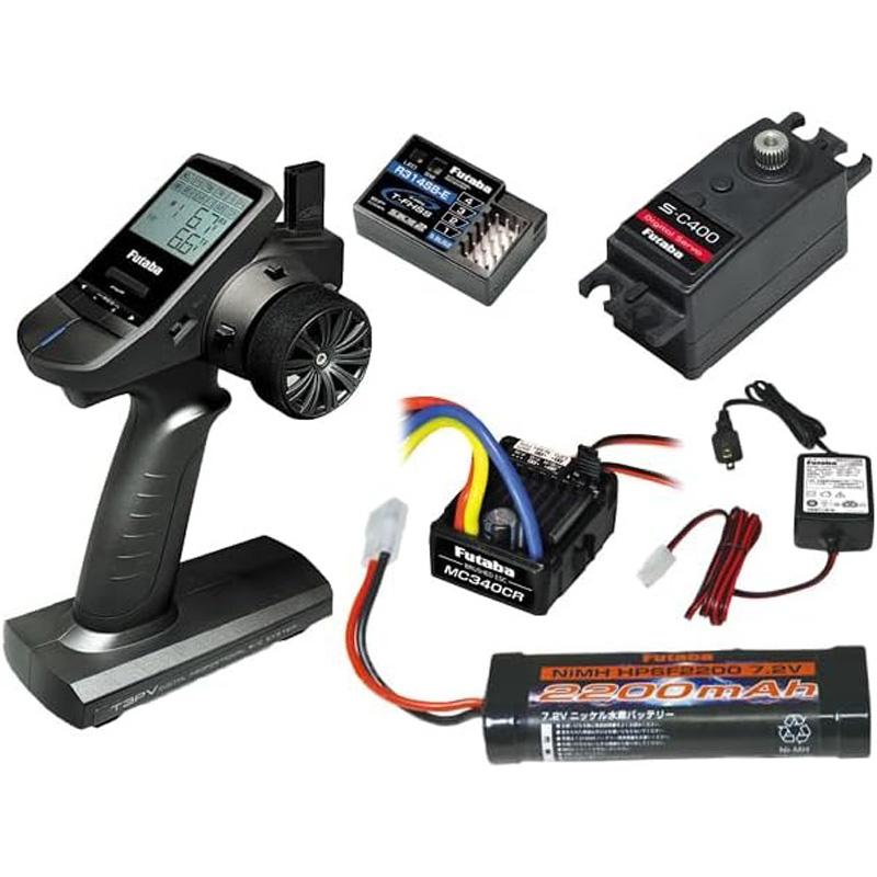 Futaba 3PV 受信機 サーボ ESC セット 双葉電子工業 Futaba フタバ 3PV プロポセット R314SBS-E付 送受信機