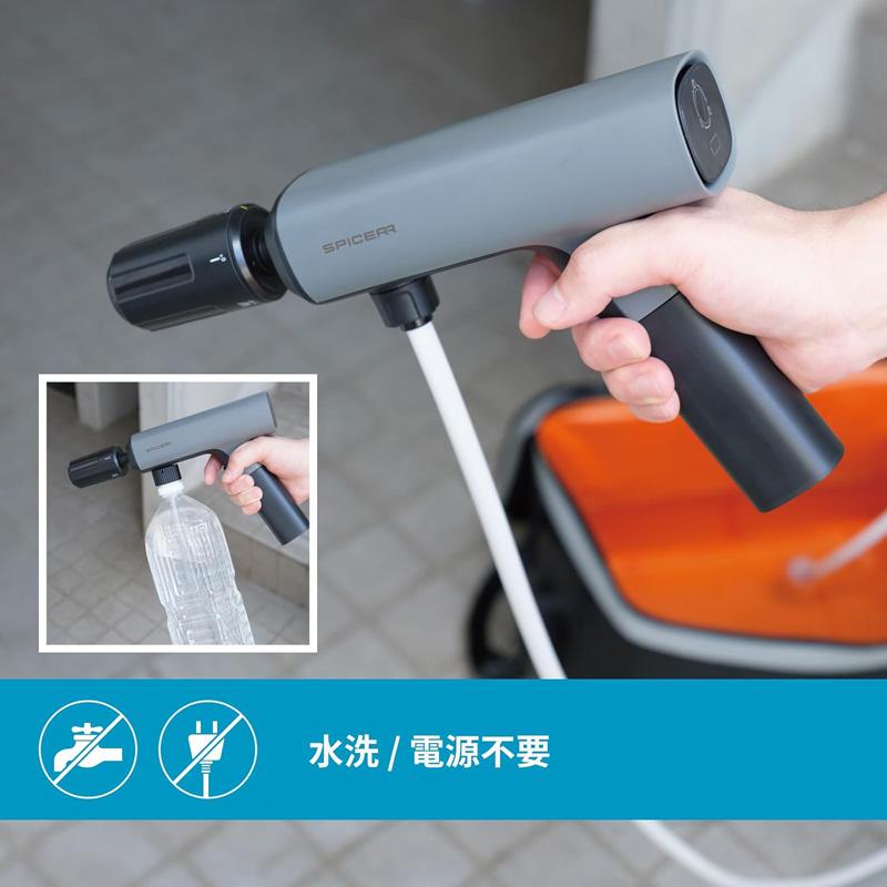 SPICERR スパイサー ポケッタブル 高圧洗浄機 SWU-201 BK : GBFT