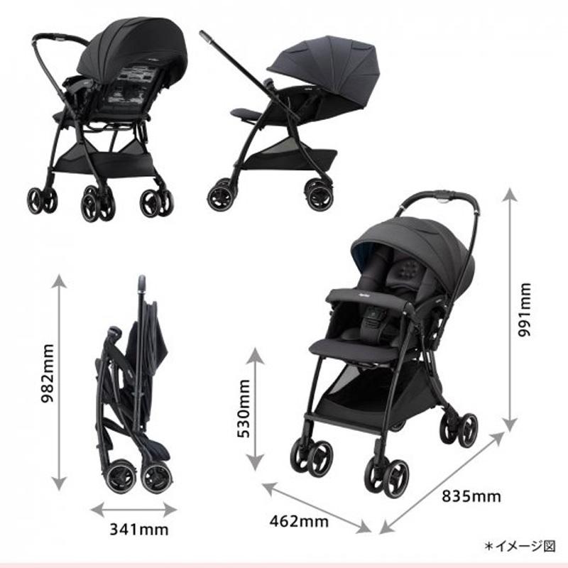 アップリカ（Aprica） ラクーナクッション AG ベビーカー GY グレー
