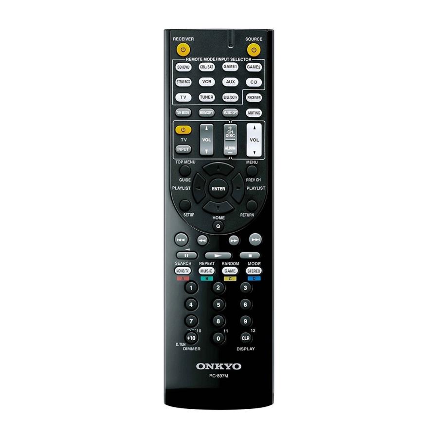 ONKYO 5.1ch対応AVレシーバー Bluetooth対応 ブラック TX-SR343(B)