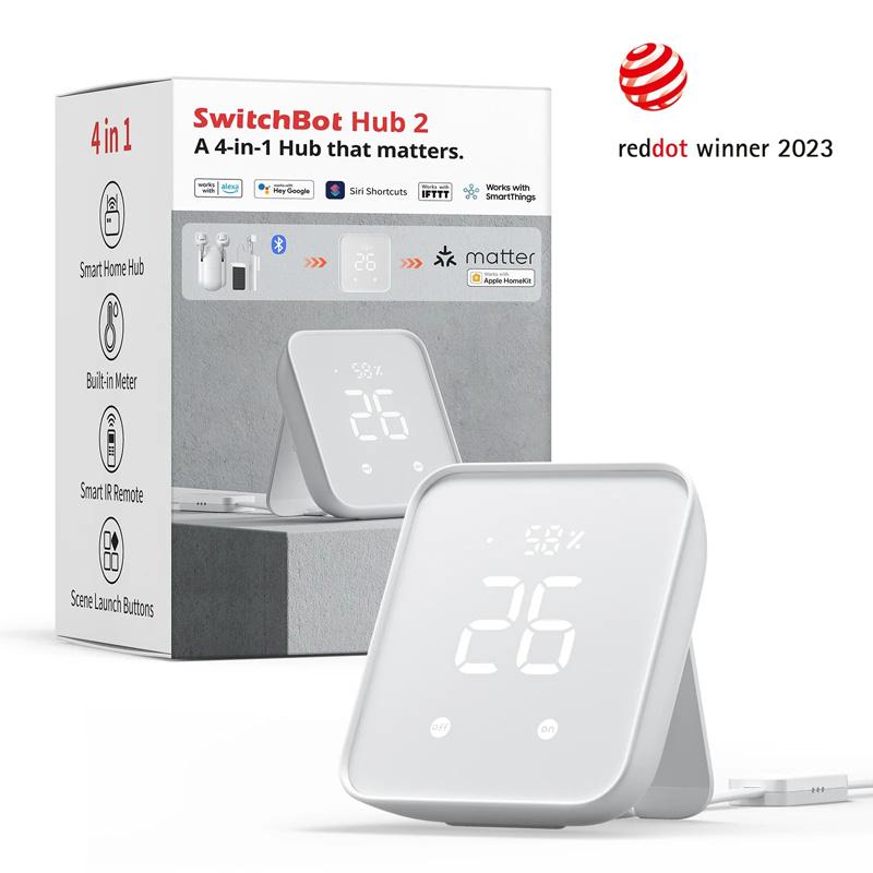 【新品】スイッチボット SwitchBot ハブ2S W3202106 SwitchBot（スイッチボット） SwitchBot ハブ2｜W3202106｜[通販