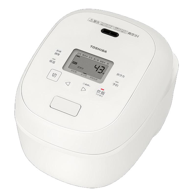 TOSHIBA 東芝 真空IHジャー炊飯器 RC-18RXA(W) 約1升 ミルキーホワイト 炎匠炊き 大火力 TOSHIBA（東芝） 真空IHジャー炊飯器 RC-18RXA(W) 約1升 ミルキー