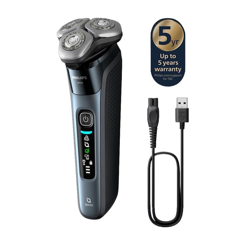 Philips フィリップス i9000 X9001/05 ウェット＆ドライ電動シェーバー ピジョンブルーの画像
