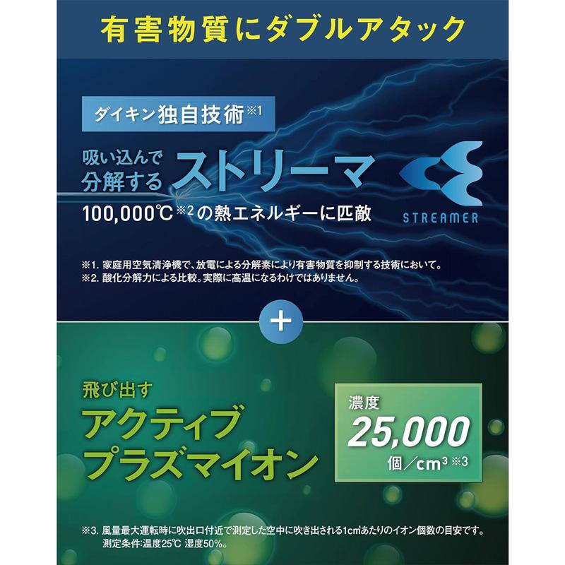 ダイキン DAIKIN 加湿空気清浄機 ブラウン MCK906A-Tの画像
