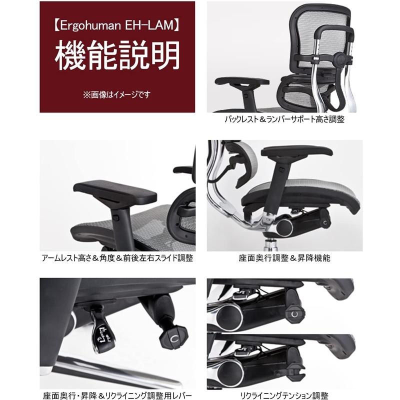 エルゴヒューマン（Ergohuman） オフィスチェア ベーシック ロー