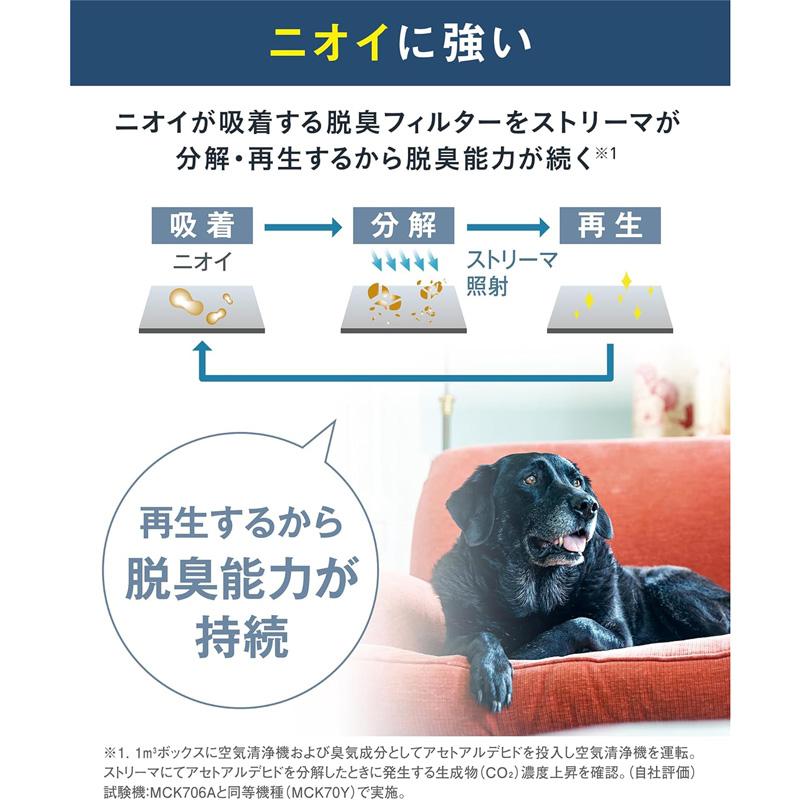 DAIKIN ダイキン 加湿空気清浄機 MCK706A-W ホワイトの画像
