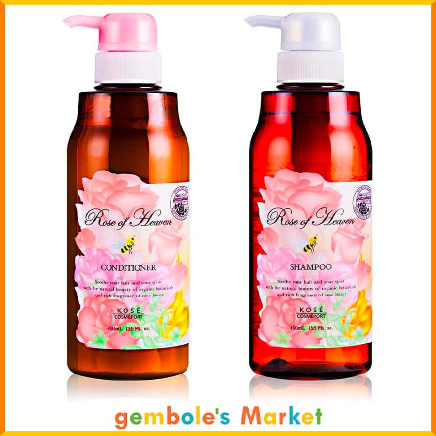 KOSE コーセー ローズオブヘブン ノンシリコンシャンプー 400ml (バラ