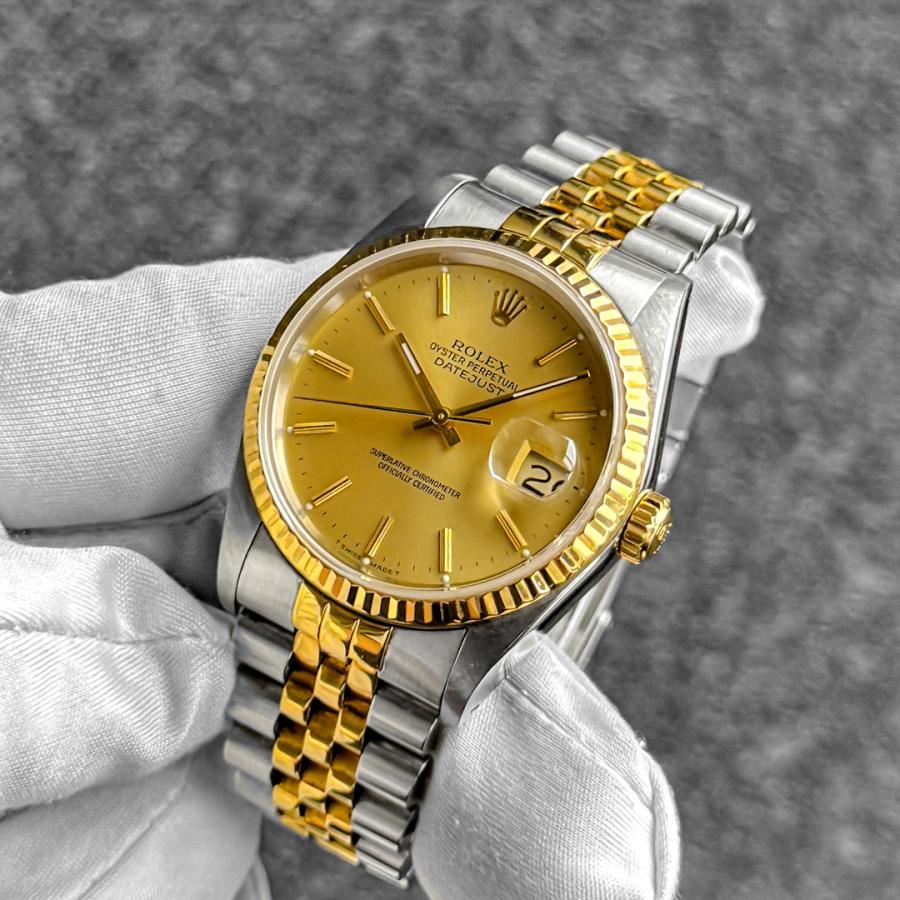 ROLEX　16233 デイトジャスト　K18/SSコンビ　 4コマ デイトジャスト 【値下げ交渉可!!】ROLEX ロレックス 36 16233