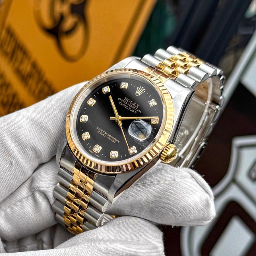 デイトジャスト 【値下げ交渉可!!】ROLEX ロレックス 36 16233G 10P
