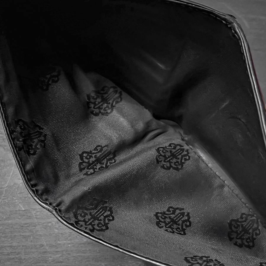 CHROME HEARTS（クロムハーツ） 1スナップ クロスボタン レザー