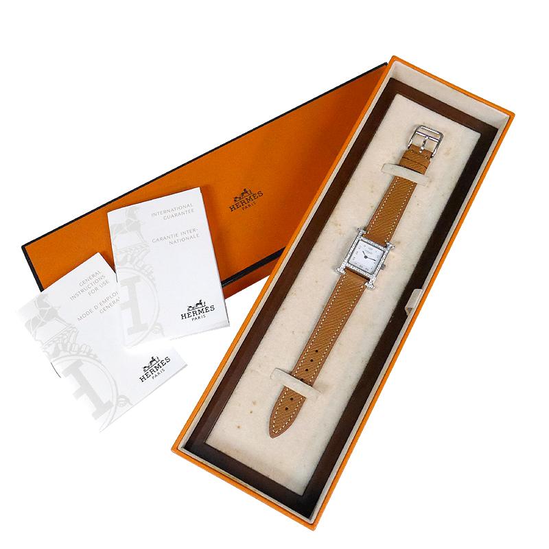 HERMES（エルメス） 【付属完備 / 新品レザーベルト】HERMES Hウォッチ