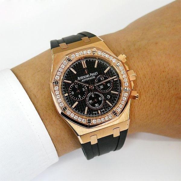 ロイヤルオーク AUDEMARS PIGUET オーデマピゲ 18KPG クロノグラフ