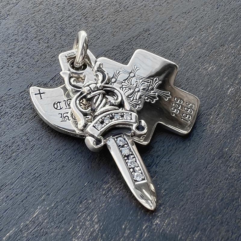 CHROME HEARTS クロムハーツ スリートリンケッツ ネックレス CHROME HEARTS クロムハーツ スリートリンケッツ ネックレス