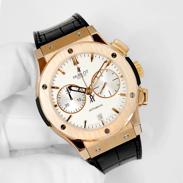 クラシックフュージョン HUBLOT ウブロ クロノグラフ キングゴールド 