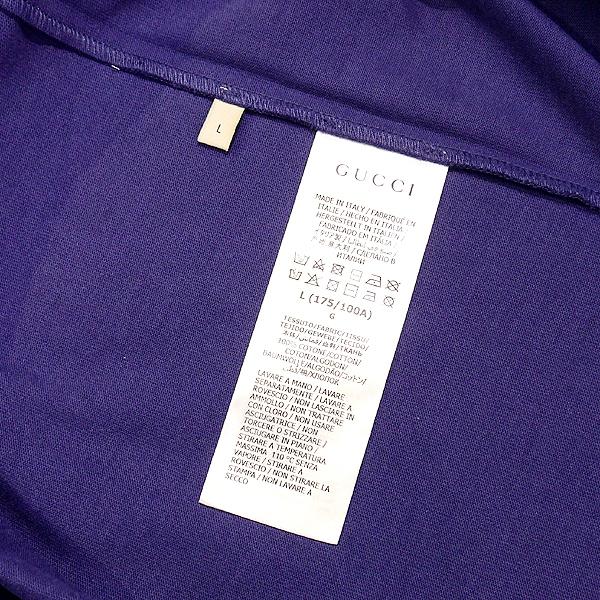 GUCCI x THE NORTH FACE グッチ ノースフェイス 第二弾 コラボ Tシャツ 新品 猫 ネイビー L ブルー 国内正規品 メンズ レディース 未使用の画像