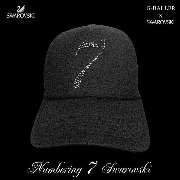 G-BALLER / ジーボーラー】メッシュキャップ 数字 ナンバー7 ライン