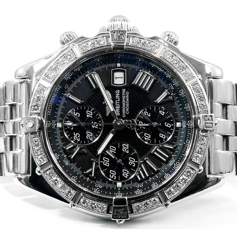 ブライトリング クロスウィンド B13355 メンズ 時計 コマ Breitling Crosswind Racing B13355 43MM White Dial With Two