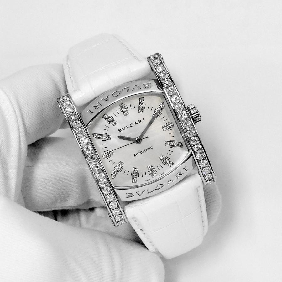 BVLGARI ブルガリ アショーマ 白 シェル 40Pダイヤ ダイヤモンド BVLGARI ブルガリ アショーマ 白 シェル 40Pダイヤ ダイヤモンド