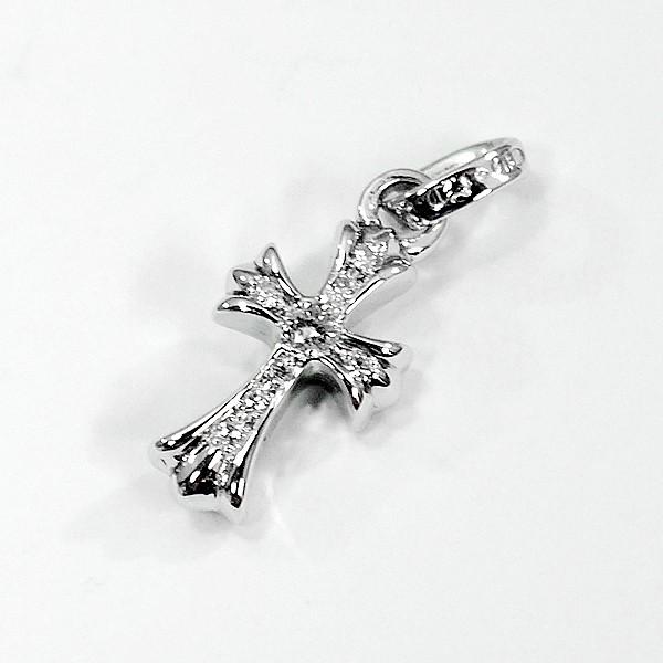 【インボイス原本あり】 クロムハーツ ベイビーファットクロス 純正 パヴェダイヤ インボイス原本あり】 クロムハーツ ベイビーファットクロス