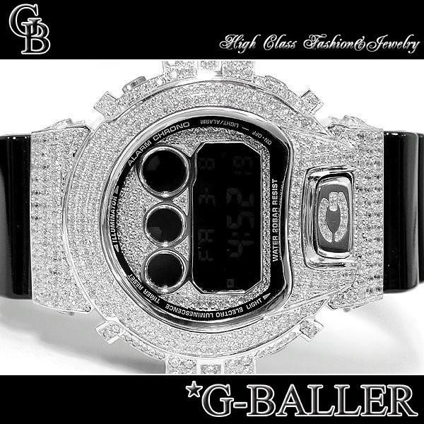 G-SHOCK G-SHOCKカスタム DW6900 BLACK x WHITE フルカスタム G-BALLER