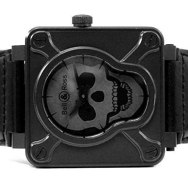 ベル&ロス 世界限定500本 BELL&ROSS エアボーン スカルフェイス BR01 
